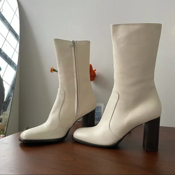 BROTHER VELLIES white boots 👢 - Picture 2 of 4